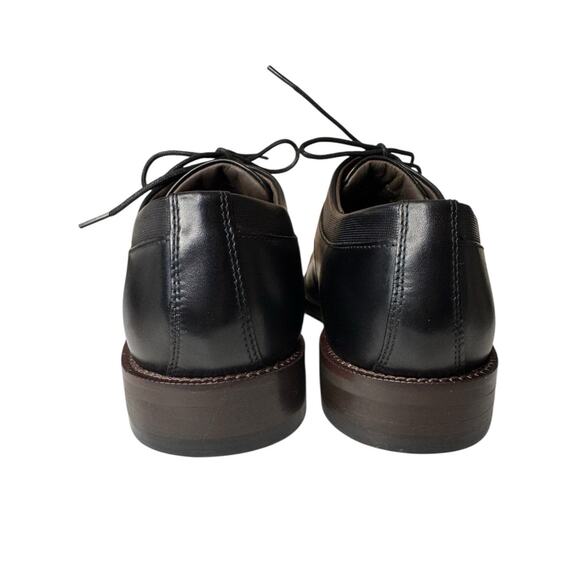 Johnston & Murphy NEW Black Leather Men’s 8 Archer Cap Toe Oxford Shoes - Picture 5 of 8